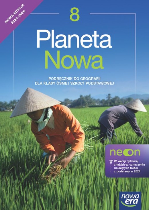 okładka Geografia Planeta nowa NEON podręcznik dla klasy 8 szkoły podstawowej EDYCJA 2024-2026 książka