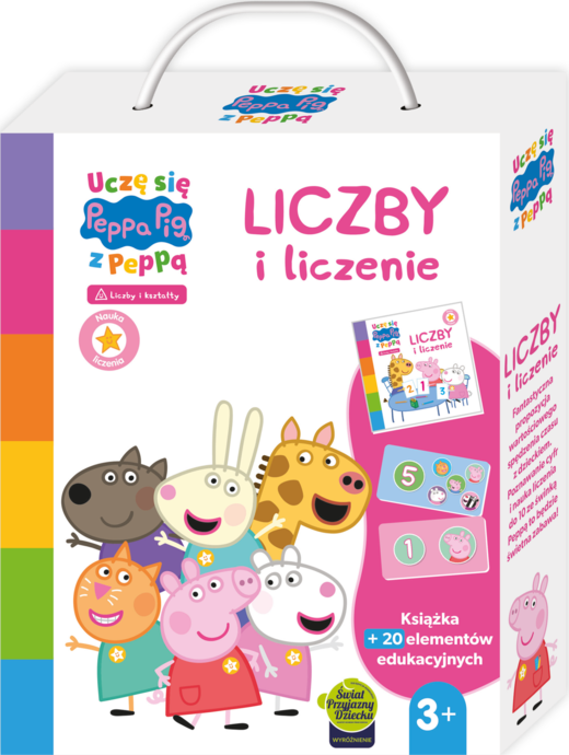 okładka Liczby i liczenie. Świnka Peppa. Uczę się z Peppą książka
