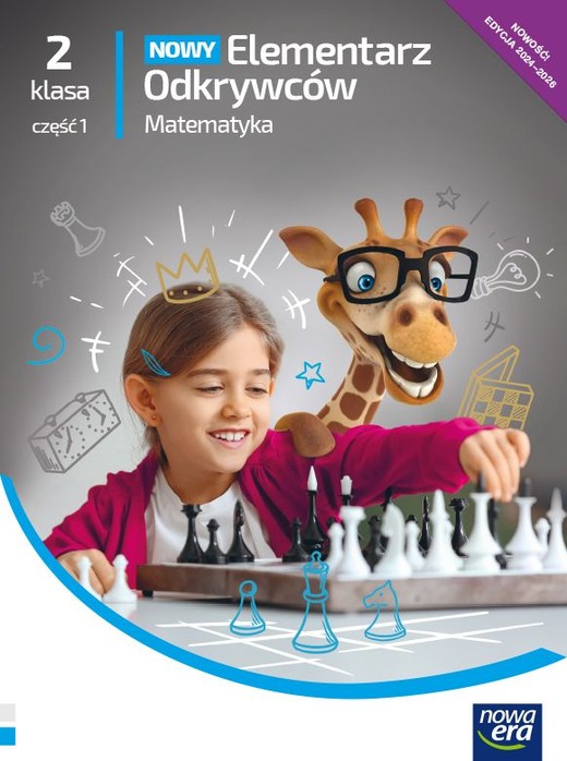 okładka Elementarz odkrywców NEON klasa 2 część 1 Podręcznik matematyczny EDYCJA 2024-2026 książka