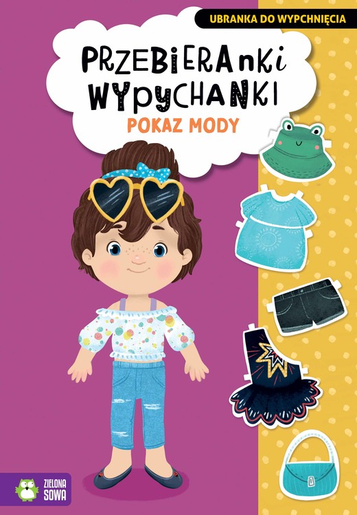 okładka Pokaz mody. Przebieranki wypychanki książka