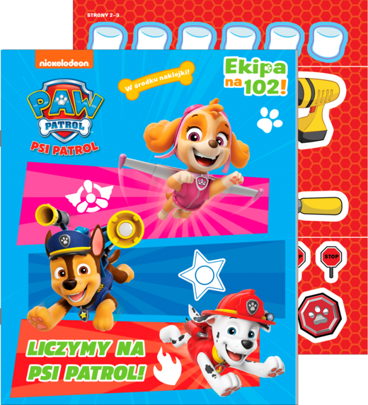 okładka Liczymy na Psi Patrol! Psi Patrol. Ekipa na 102! książka