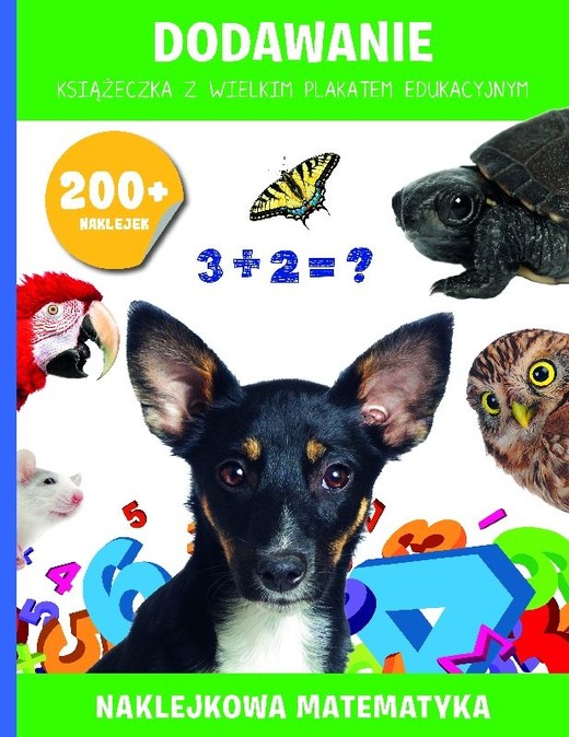 okładka Dodawanie i odejmowanie. 200 naklejek z plakatem książka