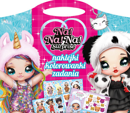 okładka Na! Na! Na! Surprise Naklejki, kolorowanki, zadania książka | Monika Kiersnowska