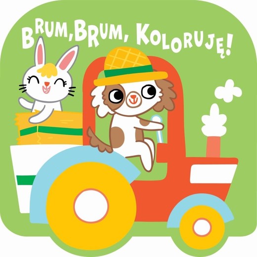 okładka Brum, brum, koloruję (traktor) książka