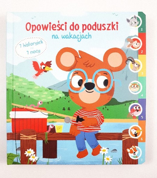 okładka Na wakacjach. Opowieści do poduszki książka