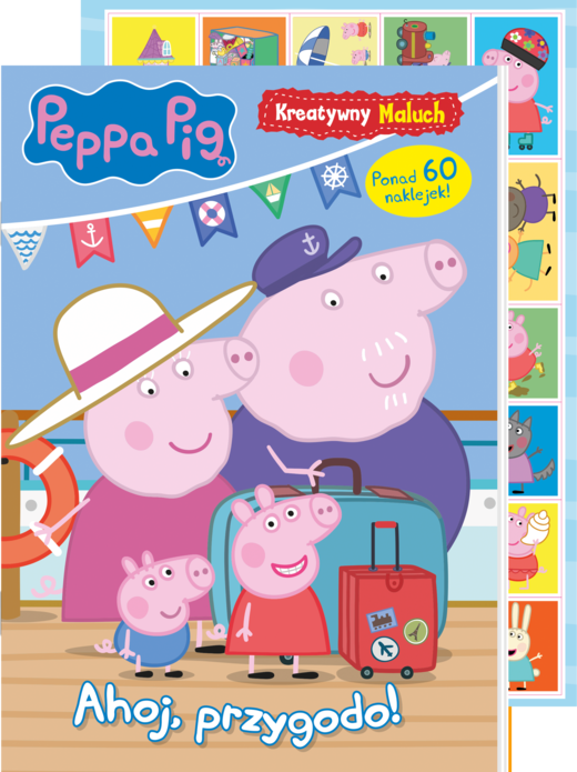 okładka Ahoj, przygodo! Świnka Peppa. Kreatywny maluch książka