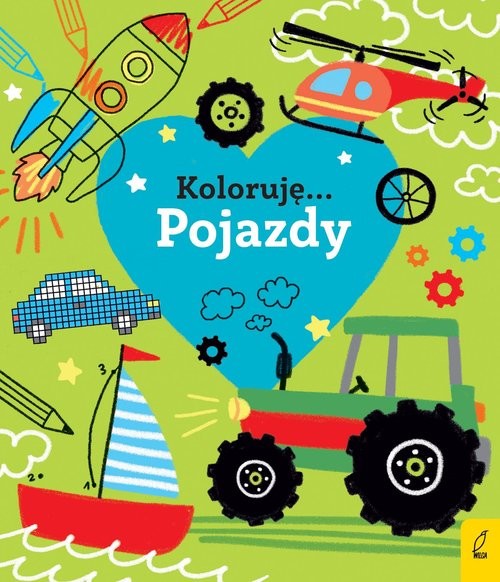 okładka Koloruję Kocham pojazdy książka