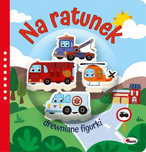 okładka Na ratunek. Drewniane figurki książka