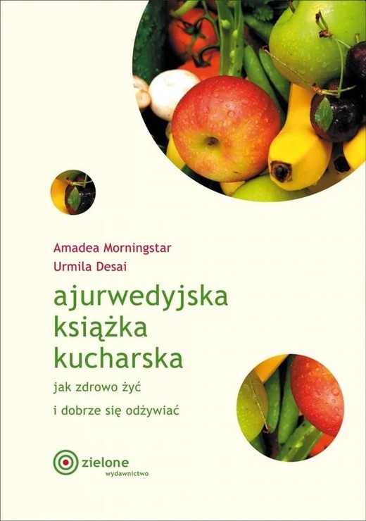 okładka Ajurwedyjska książka kucharska książka | Amadea Morningstar