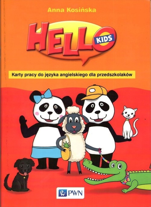 okładka Hello Kids Karty pracy do języka angielskiego dla przedszkolaków książka