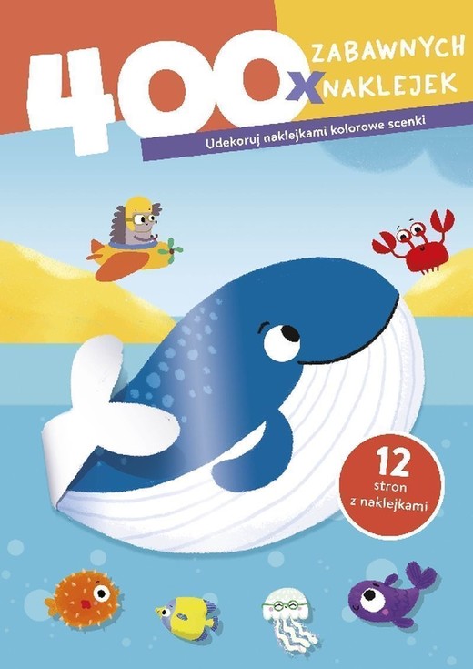 okładka Wieloryb. 400 zabawnych naklejek książka