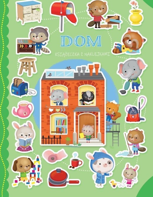 okładka Dom. Książeczka z naklejkami książka