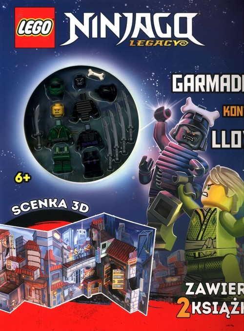 okładka Lego Ninjago Garmadon kontra Lloyd książka