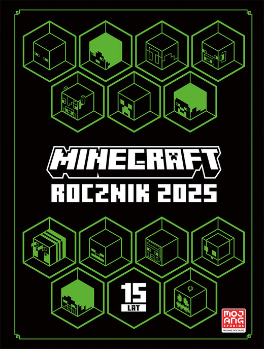 okładka Minecraft. Rocznik 2025. Minecraft książka