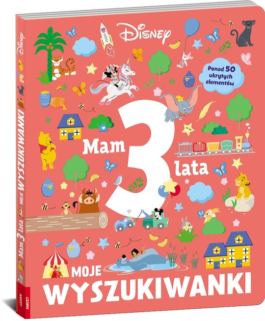 okładka Disney Moje Wyszukiwanki mam 3 lata SFM-9101 książka