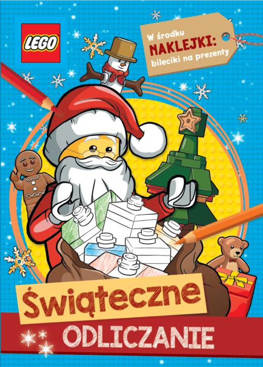 okładka Lego Świąteczne odliczanie KOLN-6601 książka | Opracowanie zbiorowe