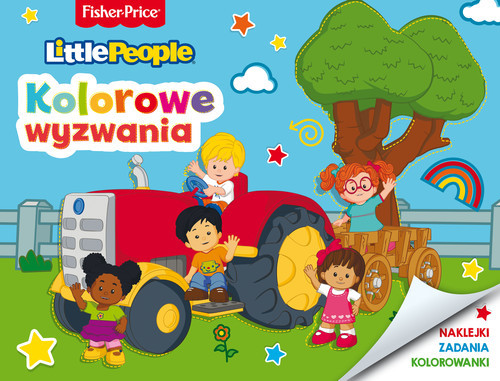 okładka Fisher Price Little People Kolorowe wyzwania książka