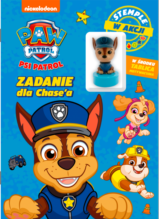 okładka Chase. Psi Patrol. Stemple w akcji książka