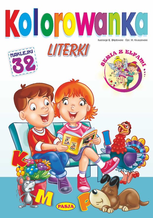 okładka Literki. Kolorowanka książka