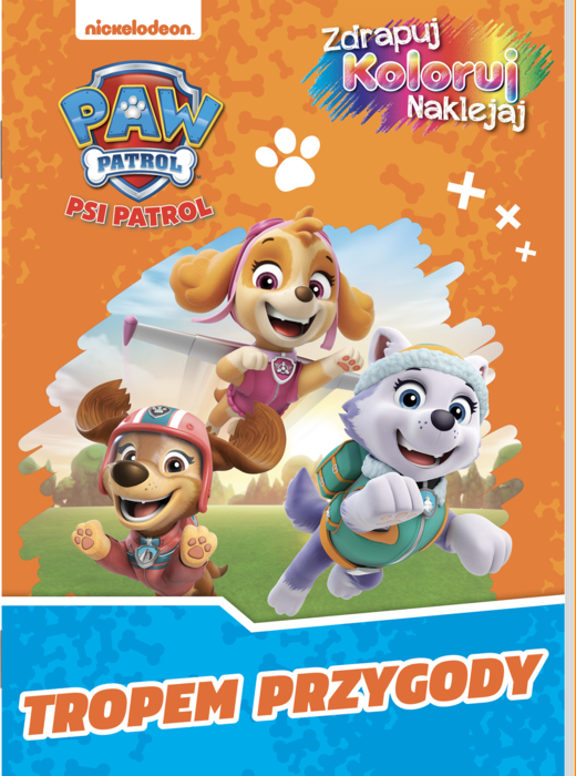 okładka Skye i jej przyjaciele. Psi Patrol. Zdrapuj, koloruj, naklejaj książka