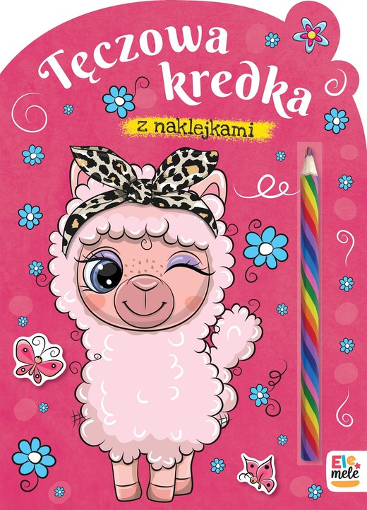 okładka Lama. Tęczowa kredka książka