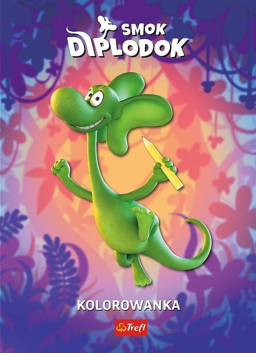 okładka Smok Diplodok. Kolorowanka książka