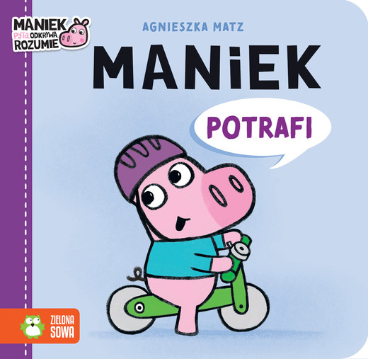 okładka Maniek potrafi. Maniek książka