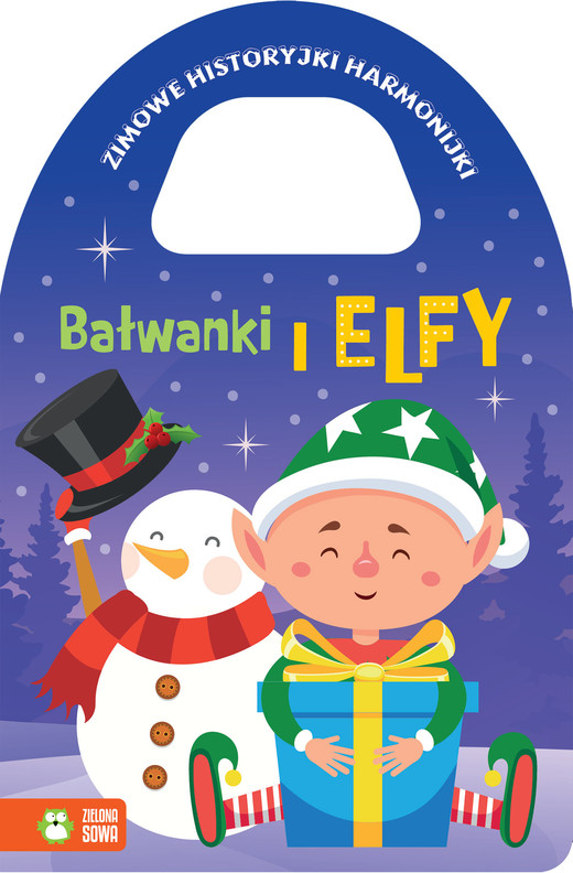 okładka Bałwanki i elfy. Zimowe historyjki harmonijki książka