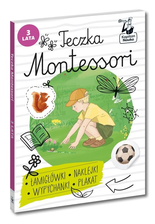 okładka Teczka Montessori 3 lata Kapitan Nauka książka