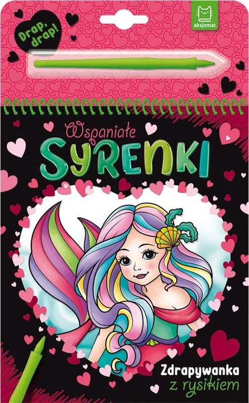 okładka Wspaniałe syrenki Zdrapywanka z rysikiem książka