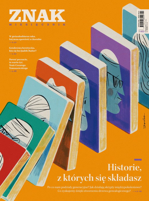 okładka Miesięcznik ZNAK 833 (10/2024) - Historie, z których się składasz książka | Autor zbiorowy