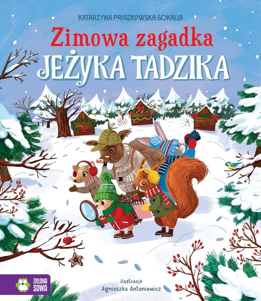 okładka Zimowa zagadka jeżyka Tadzika książka