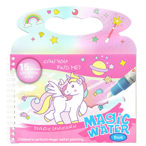 okładka Magic Water Book Unicorn książka