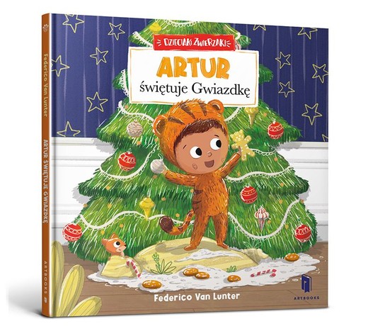 okładka Artur świętuje Gwiazdkę książka