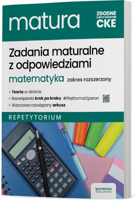 okładka Matura 2025 Matematyka repetytorium zakres rozszerzony książka
