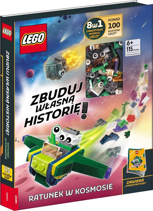 okładka Lego Master Brand Ratunek w kosmosie Z MSB-6601 książka