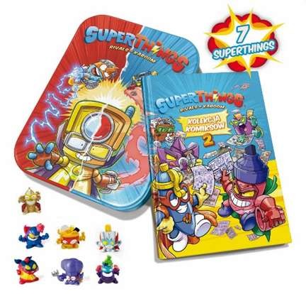 okładka SuperThings Kolekcja komiksów 2. Puszka z Komiksem książka | Opracowanie zbiorowe