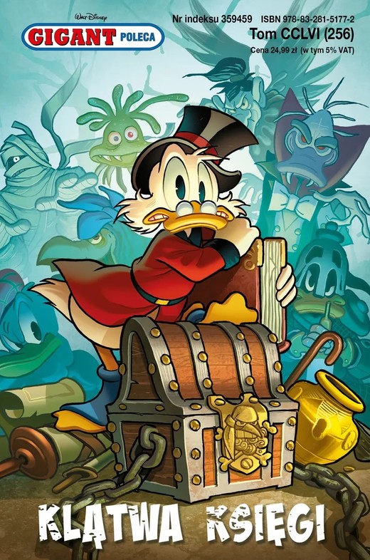 okładka Klątwa księgi. Gigant Poleca. Tom 7/2024 książka