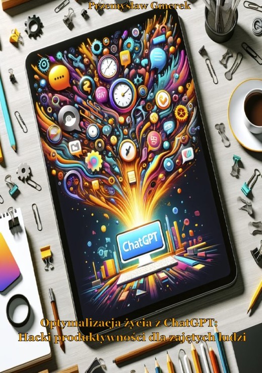 okładka Optymalizacja życia z ChatGPT:  Hacki produktywności dla zajętych ludzi ebook | epub, mobi, pdf | PRZEMYSŁAW GMEREK