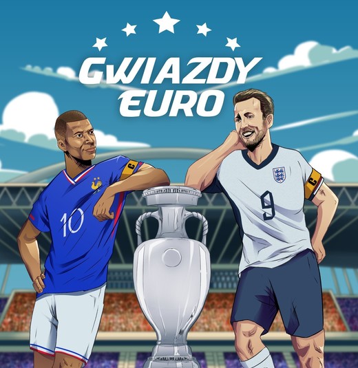 okładka Gwiazdy Euro 2024 audiobook | MP3 | Mirosław Winiarczyk