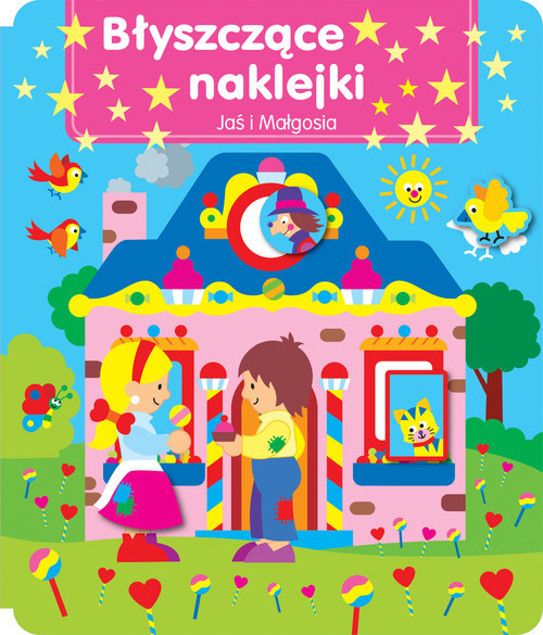 okładka Błyszczące naklejki Jaś i Małgosia książka
