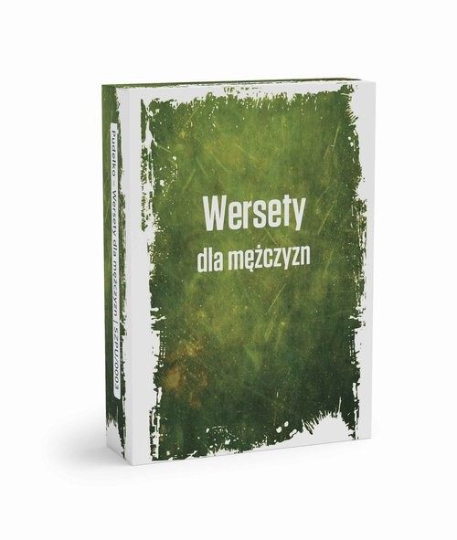 okładka Pudełko Wersety dla mężczyzn książka