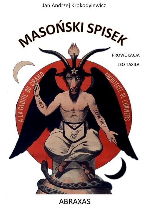 okładka Masoński spisek Prowokacja Leo Taxila książka