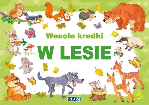 okładka W lesie. Wesołe kredki książka