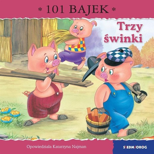 okładka Trzy świnki. 101 bajek książka