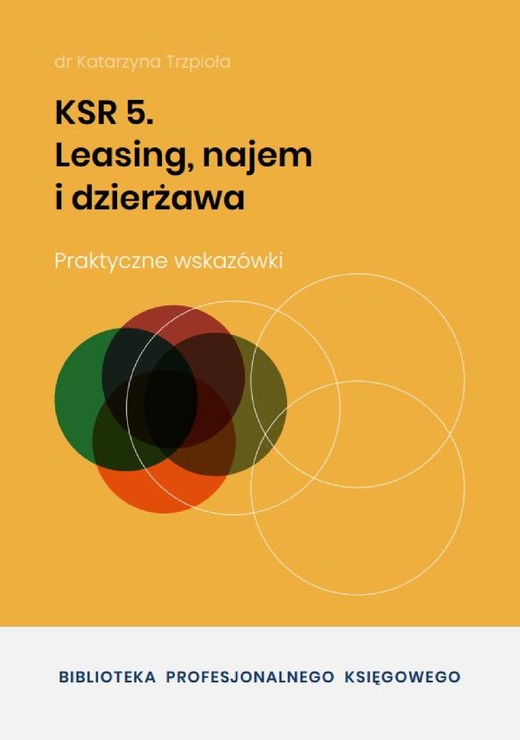 okładka KSR 5. Leasing, najem i dzierżawa ebook | pdf | Dr Katarzyna Trzpioła