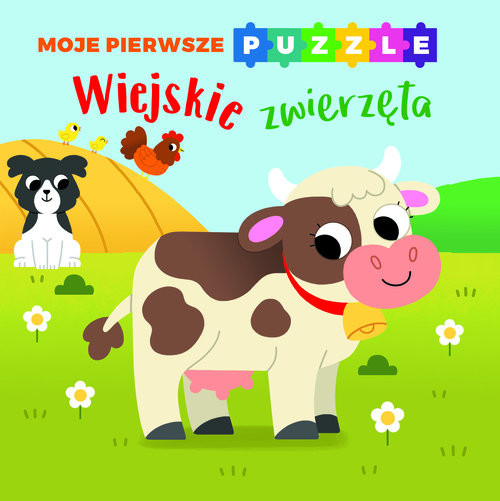 okładka Moje pierwsze puzzle. Wiejskie zwierzęta książka