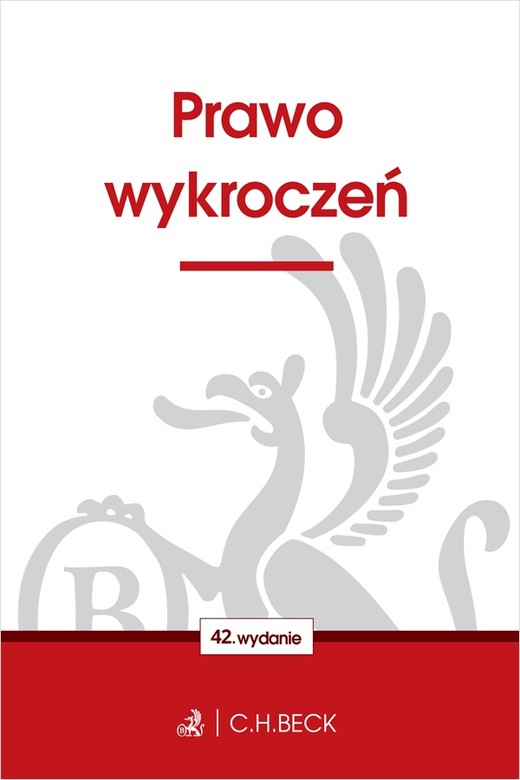 okładka Prawo wykroczeń wyd. 42 książka