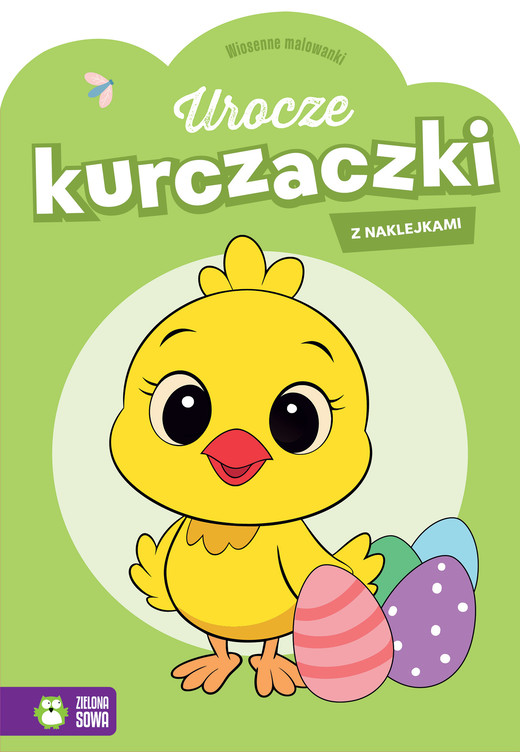 okładka Urocze kurczaczki. Wiosenne malowanki książka