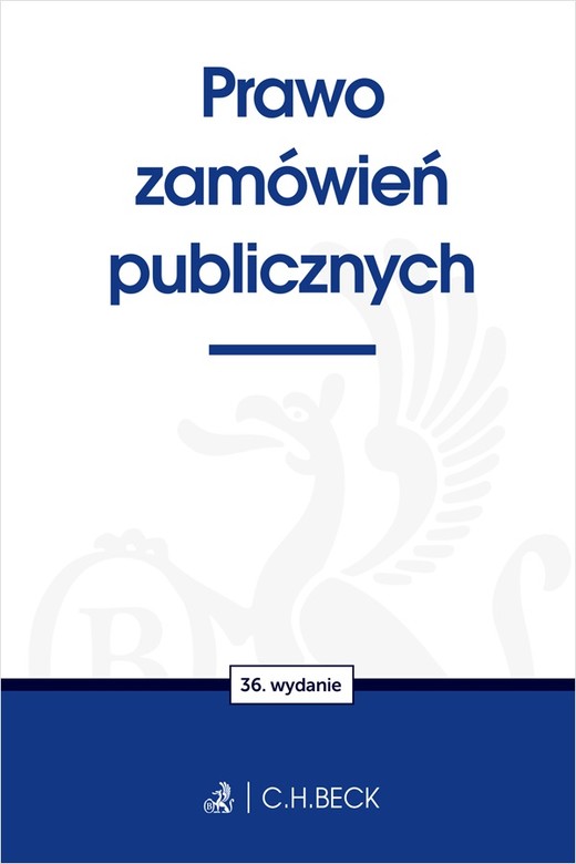 okładka Prawo zamówień publicznych wyd. 36 książka